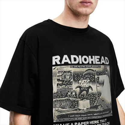 It Was Amazing To See Radiohead T-Shirts Men Women Hip Hop 100% Cotton Tees Short Sleeve T Shirt Birthday Present Clothing