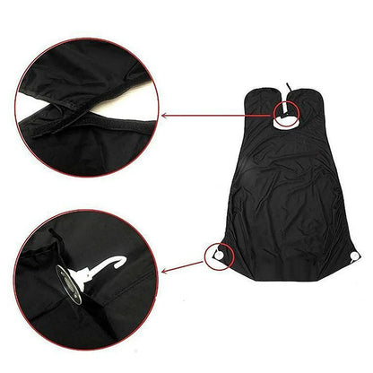 Man Bathroom Apron Male Beard Apron Razor Holder Hair Shave Beard Catcher Waterproof Floral Cloth Bathroom Cleaning Gift for Man