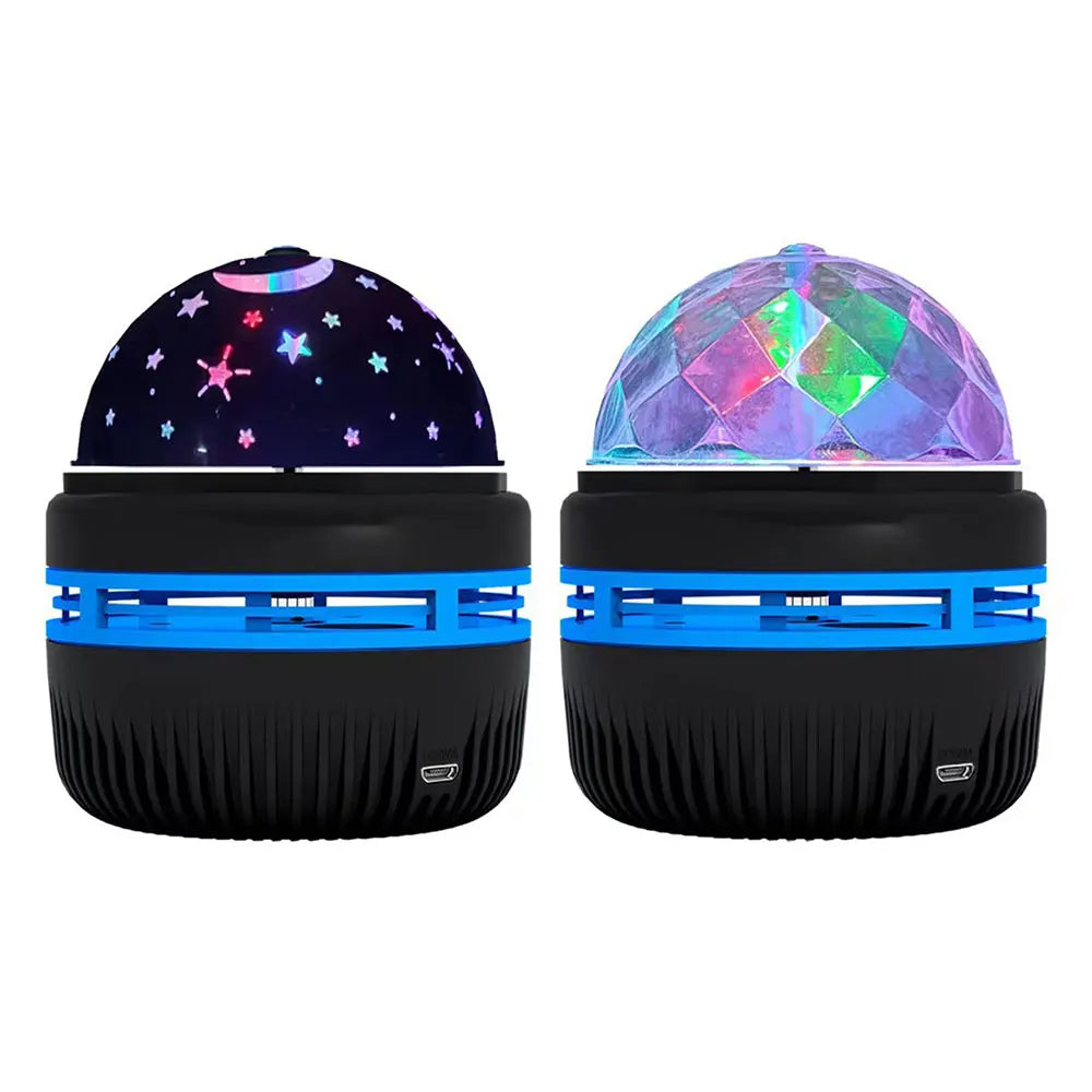 RGB Starry Sky Projector Lamp Rotating Magic Ball LED Night Light for Bedroom Decor Lamp RGB Moon Galaxy Projection Light