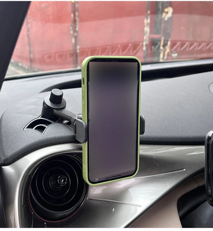 Car Phone Holder For Byd Dolphin 2023 2024 Car Styling Bracket Automatic Clamping Rotatable Support Mobile Accessories