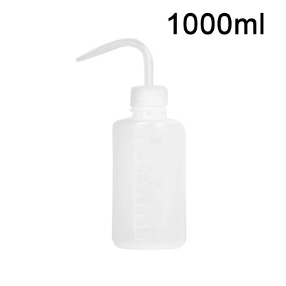 250/500/1000ml Clean False Eyelashes Elbow Pot Squeeze Bottle Washing Bottle Laboratory Measuring Bottle Supply With Scale