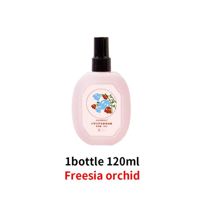 Clothes Perfume Spray Men Women Wardrobe Closet Deodorant Mite Remover Scent Long Last Clothing Fresh Fragrance Freshener 120Ml