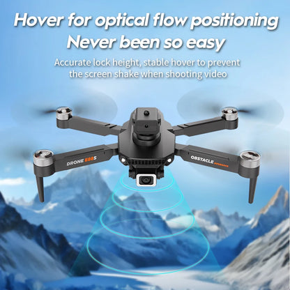 2024 New E88S Brushless Drone 8K HD Dual Camera Aerial Photography ObstacleA Voidance Flow Positioning Remote-Controlled Dron