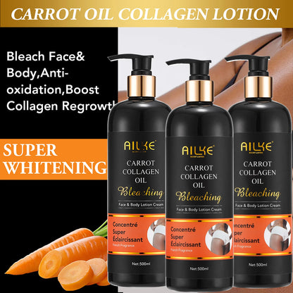 AILKE Super Bleaching And Dark Spot Remove Body Lotion Suitable For Face And Body Women Whitening Moisturizing Skin Care Cream