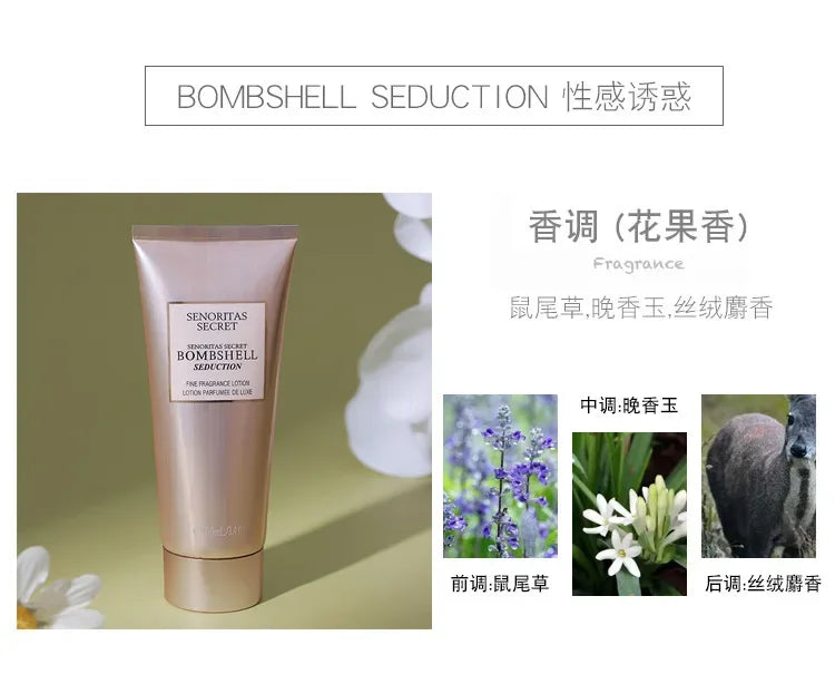 Victoria Body Milk Moisturizing & hydrating Long lasting fragrance Multi Aroma Fragrance Portable Female Skin care