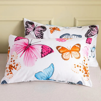 Luxury Bedding Sets 2/3 Pcs Nordic Butterfly Pattern Northern Europe Duvet Cover Set 220x240 200x200 for Adult King Queen Twin