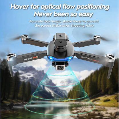 2024 New E99S Brushless Drone 8K HD Dual Camera Aerial Photography ObstacleA Voidance Flow Positioning Remote-Controlled Dron