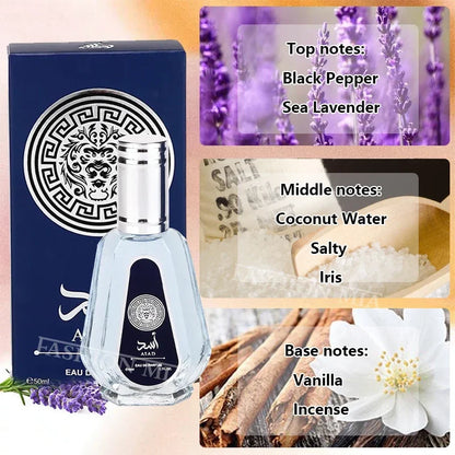 50ml Original Women's Yara Perfume Lasting Portable Fragrance Christmas Gift Set Moi Tous Asad Candy Women & Men Arabic Perfumes