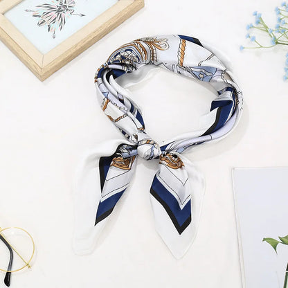 Scarf Women Silk Satin Scarf for Women Neckerchief  luxury Scarf Foulard Women Bandana Silk Scarves Laven Official Store