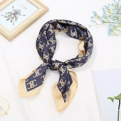 Scarf Women Silk Satin Scarf for Women Neckerchief  luxury Scarf Foulard Women Bandana Silk Scarves Laven Official Store