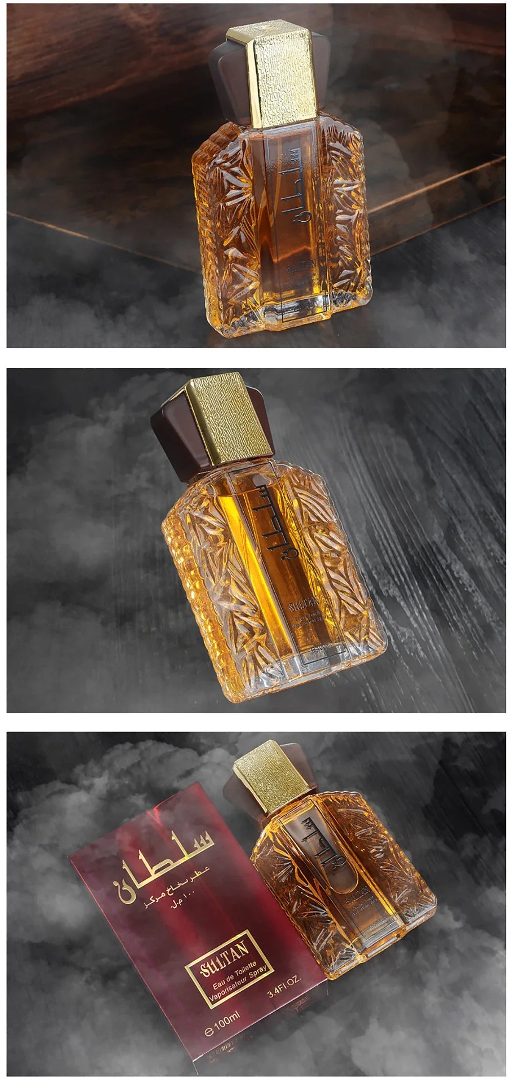 High Quality Men Perfume 100ml  Arabian Lasting Pheromone Fragrance Spray Unisex Plant Floral Scent Perfumes Arabes Originales