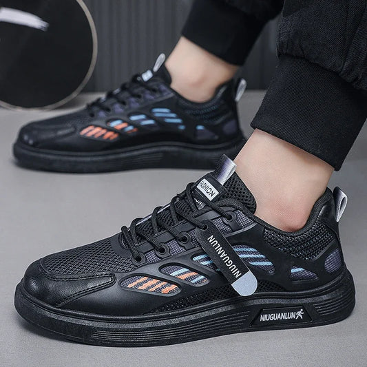 Tenis Fashion Men's Sport Shoes Zapat Social Male Shoe Designer For Top Brand Tennis Man Trend 2024 Trend Sneakers Black Tennis