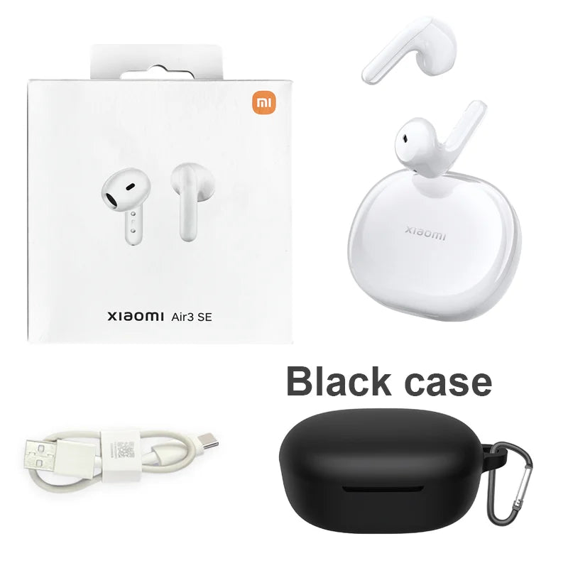 MIJIA Xiaomi Air3 SE White Fashion Bluetooth Earphones Chinese Version Ture Wireless Headset with Mic Touch Control Good Sound