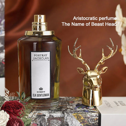 80ml Deer Woody Scent Genuine Men Perfume,Long-Lasting Cologne Light Fragrance Date Charming Eau De Toilette,Valentine Day Gift