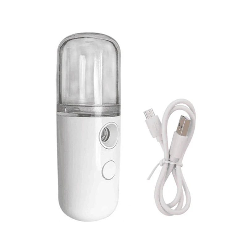 30ML Mini Facial Steamer Personal Nano Sprayer USB Nebulizer Humidifier Moisturizing Hydrating Women Beauty Skin Care Tool