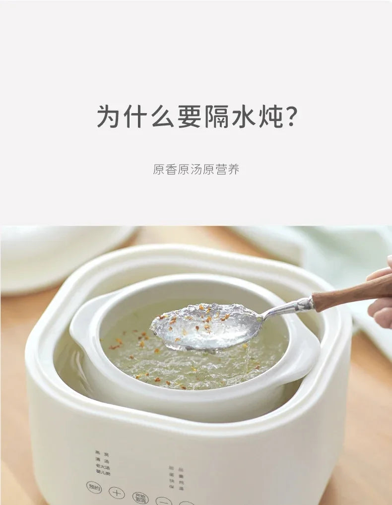 Electric stew pot, new household bird's nest stew pot, soup pot, porridge - cooking wonder, household electric stew pot.