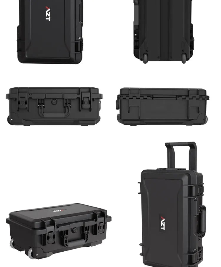 Waterproof Hard Case - Protective Roller Camera Case with Foam, Shock and Water Resistant, Padded Divider Available