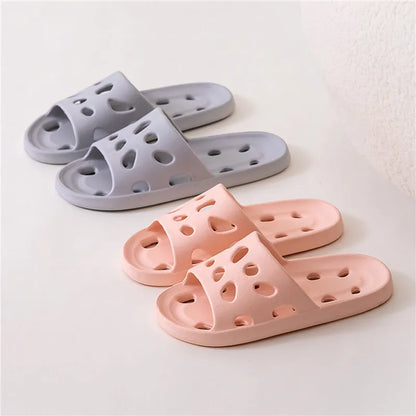 Summer Slippers Women Men Shoes Soft Indoor Home Flat Sandals Fashion Flip Flops Beach Shoes Man Couple Non-Slip Bathroom Slides