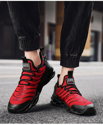 Masculine Men Sport Shoes 2024 Homme Barefoot Shoes Men Brand Tennis Shose For Man High Heel Luxury Designer Sneaker Red Tennis