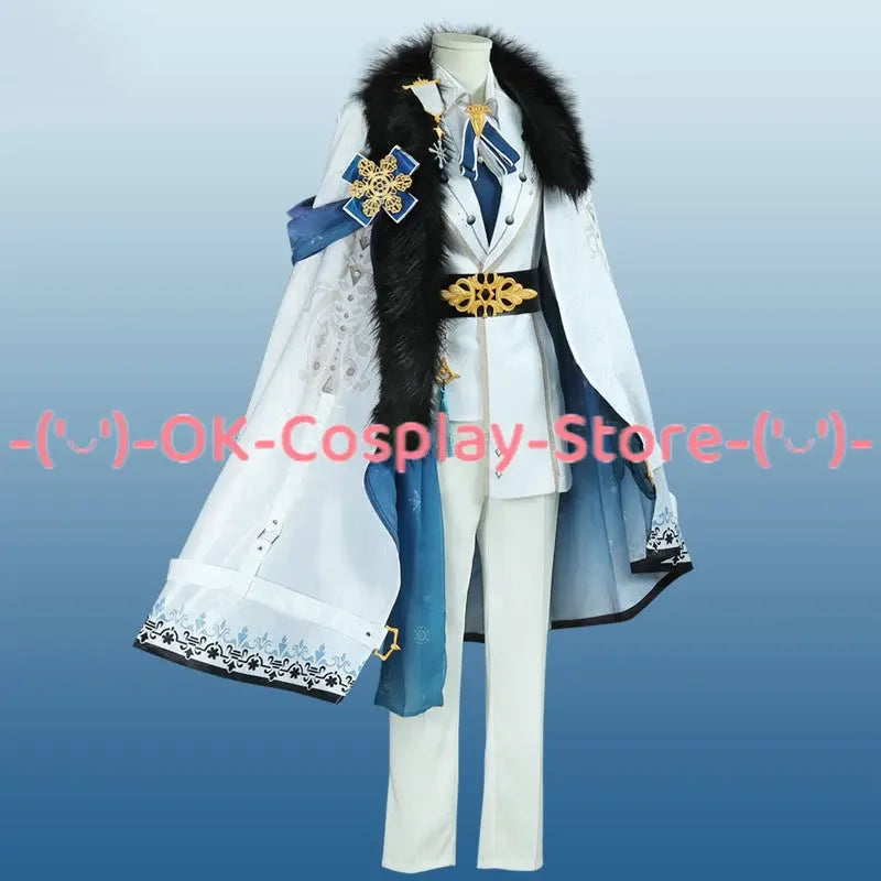 Game Nu Carnival Edmond Cosplay Costumes Anime Clothing Fancy Party Suit With Cloak  Halloween Carnival Uniforms Custom Made