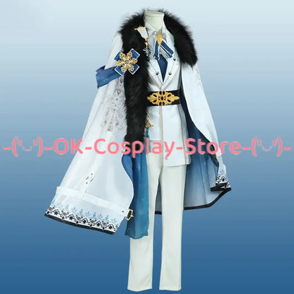 Game Nu Carnival Edmond Cosplay Costumes Anime Clothing Fancy Party Suit With Cloak  Halloween Carnival Uniforms Custom Made