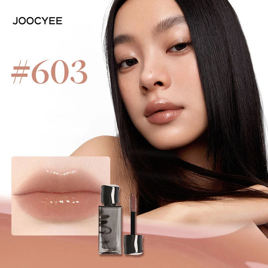 Joocyee Lip Tint Korean Smoked Lip Glaze 3D Lipstick Lip Plumper Gloss Mirror Moisturizing Korean Makeup