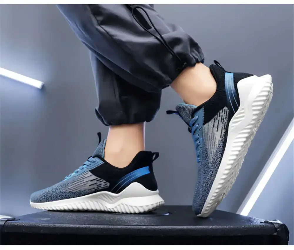 Openwork Light Blue Fashion Sneakers Men Casual Sneeker Luxury Vip Brand Shoes Sport Functional 2024outdoor Super Sale