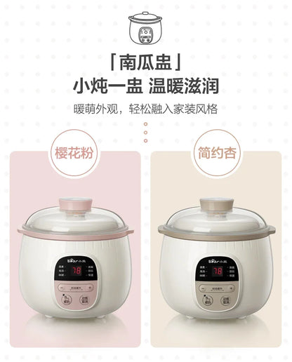 Baby Porridge Pot Stewpan Electric Stew Ceramic Cooker Cooking Purple Sand Stewing Appliances Kitchen Home Cuisin Bowl Pan Slow