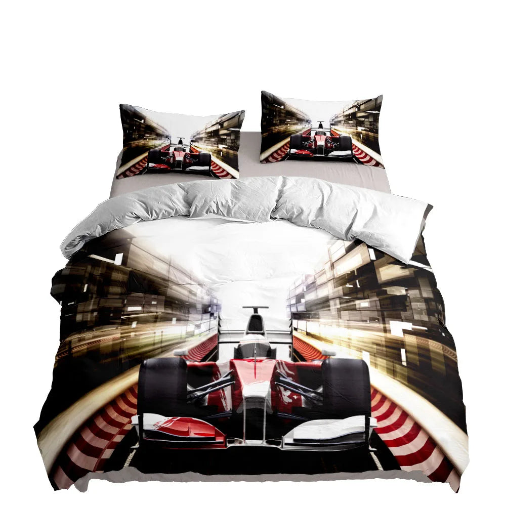 Vincent Car Customized Duvet Cover Set King Queen Double Full Twin Single Size Duvet Cover Pillow Case Bed Linen Set