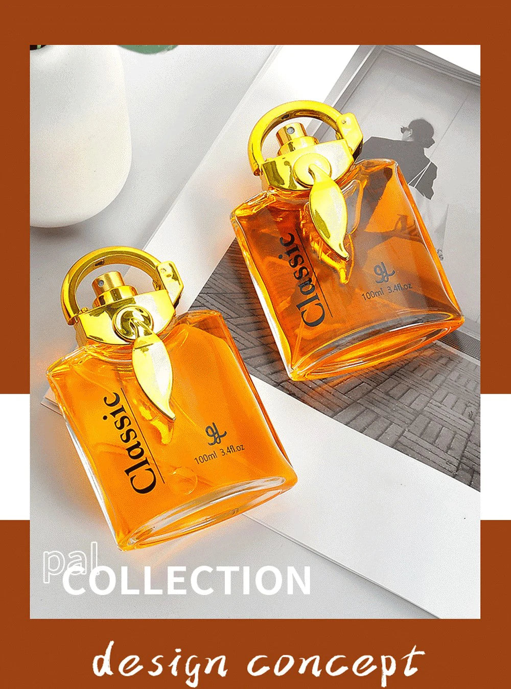 100ml Original Men's Perfume Lasting Fragrance Floral Scent Golden Earl  Arabian Dubai Perfumes Hombres Originales Daily Dating