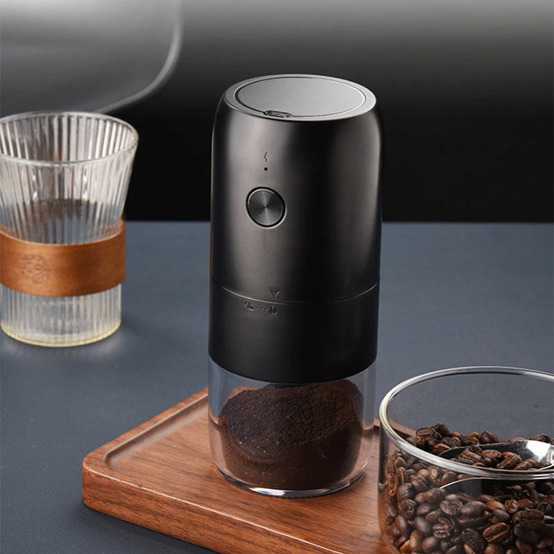 Wireless Electric Coffee Grinder Machine Type-C Charging Portable Coffee Bean Mill Coarse Grains Spice Herb Crusher Kitchen Tool