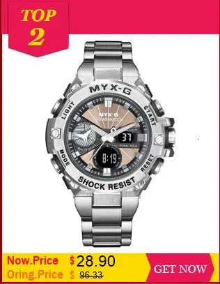 NAVIFORCE Dual Display Quartz Watch For Men Luxury Fashion Popular Waterproof Timing Network Steel Strip Mens Watch Reloj Hombre