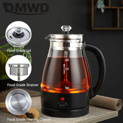 DMWD Automatic steam tea maker Multifunction Electric kettle American coffee maker Household Black tea Flower teapot coffee pot