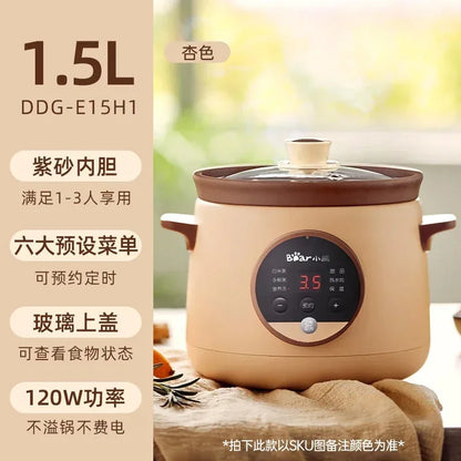 Premium Household Stew Pot - Small yet Mighty, Purple Sand Delight for Perfect Porridge & Soup home appliance