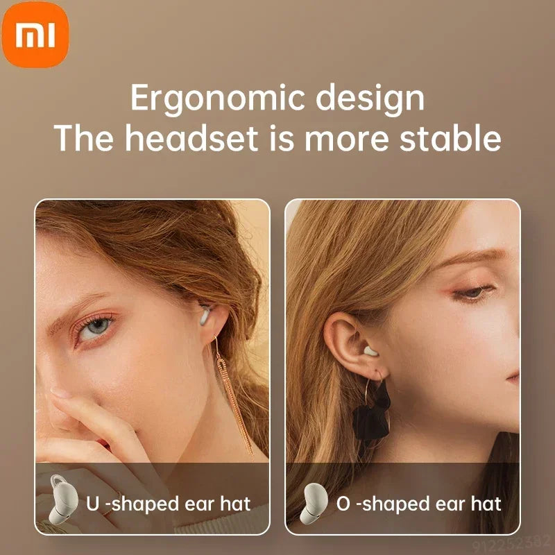 Xiaomi Mijia Redmi Wireless Bluetooth Earphones Mini Invisible Sleep Earbuds Noise Reduction TWS Headphones Comfortable Headset