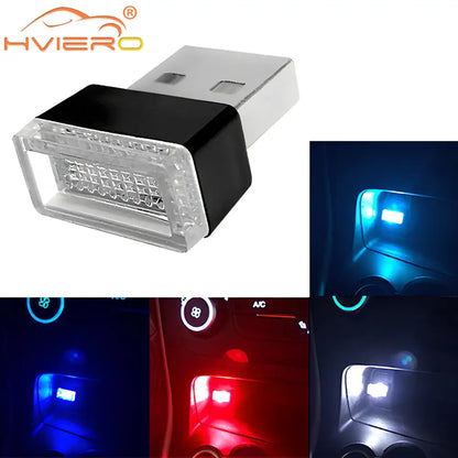 Tragbare Mini Usb Light Room Modeling Car Ambient License Plate Lamp Neon Interior Auto Decoration Room Welcome Night Flashlight