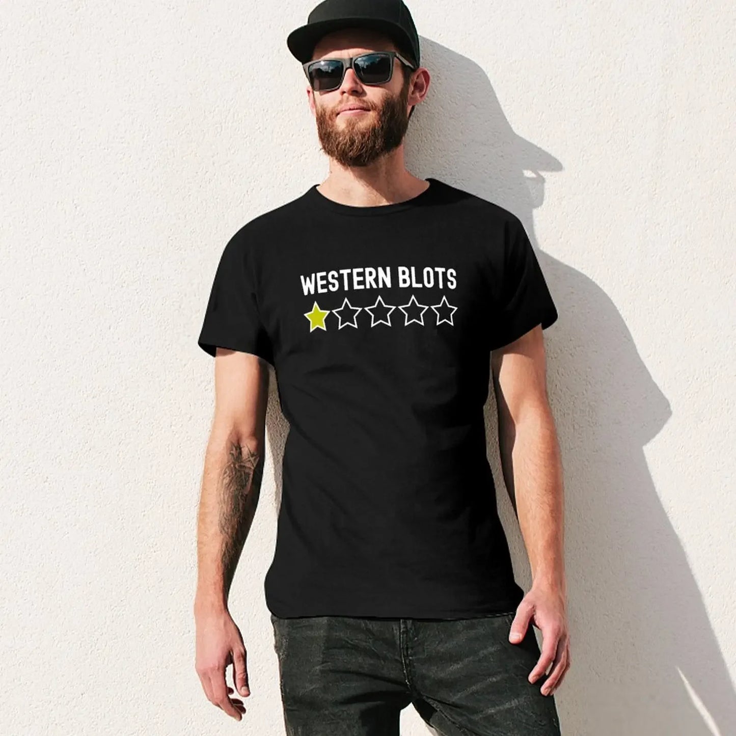 Western Blots One Star Rating - Funny Science, Funny Laboratory, Stem, Microbiology, Molecular Biology, Neuroscience, Ce T-Shirt