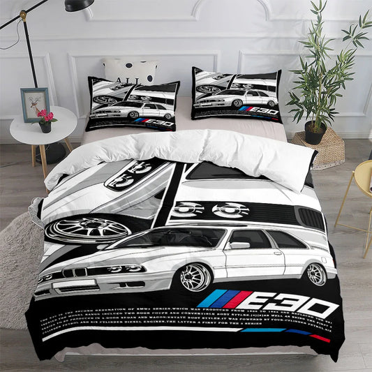 Vincent Car Customized Duvet Cover Set King Queen Double Full Twin Single Size Duvet Cover Pillow Case Bed Linen Set