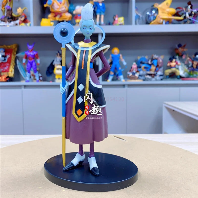 2PCS Dragon Ball Z Beerus Birusu Champa Whis Figure Super God of Destruction Pvc Figurine Collection Model Toys for Children Gif