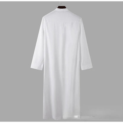 Cross Border Muslim Loose Standing Neck New Saudi Round Neck Hui Robe Arab Middle East Men Clothing Islamic Clothing