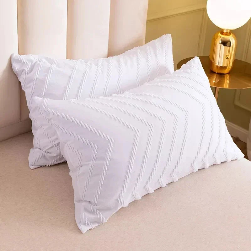 High Quality Ripple Cut Flowers Queen Bedding Set Comfortable Wave Striped Duvet Cover Set Single Double Bed Quilt Cover Sets