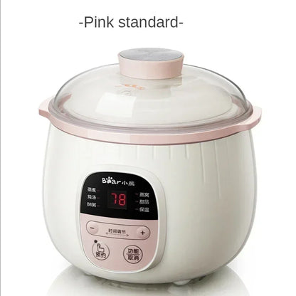 Baby Porridge Pot Stewpan Electric Stew Ceramic Cooker Cooking Purple Sand Stewing Appliances Kitchen Home Cuisin Bowl Pan Slow