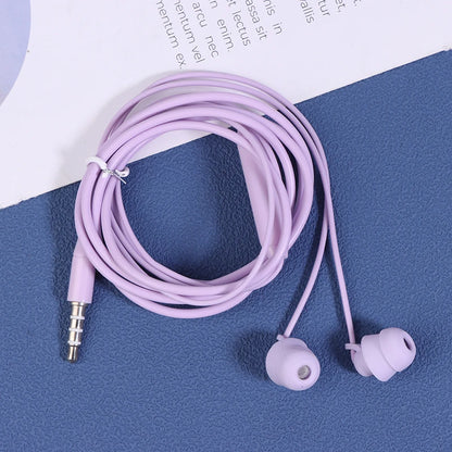 KJ15 Sleep Wired Earphones 3.5mm In-Ear Control Portable Sport Wired Headset With Mic Wired Headphones For Mobile Phones