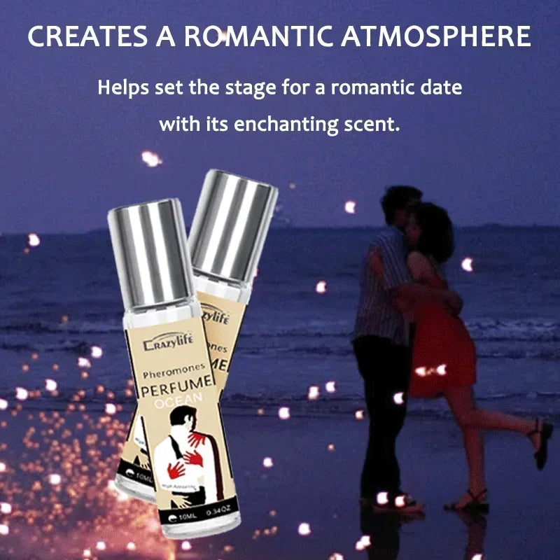 10ml Natural Hormone Original Ball Bearing Perfume Long-lasting Fragrance Dating Portable Attracts Men and Women Flirting