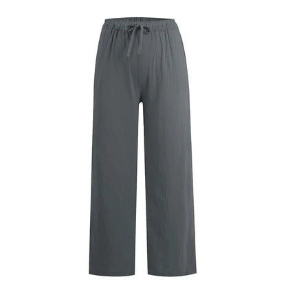 Women's Loose Linen Casual Wide Leg Long Pants That Can Be Worn in All Seasons for Women