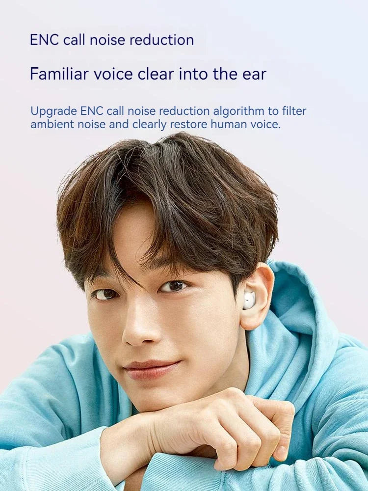 XIAOMI TWS Wireless Earbuds Bluetooth5.3 Sleeping Headphone Mijia Invisible Mini Earphone Noise Cancelling Comfortable Headset