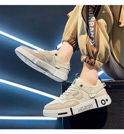 Spring-autumn Tied Sports Entertainment Casual Autumn Men's Shoes Sneakers Man Size 46 High Grade Shows Trnis Tenni