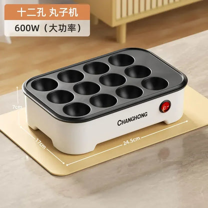 Hamburger steak machine non-stick frying pan fried eggs household breakfast electric grill pan household  cooking pot