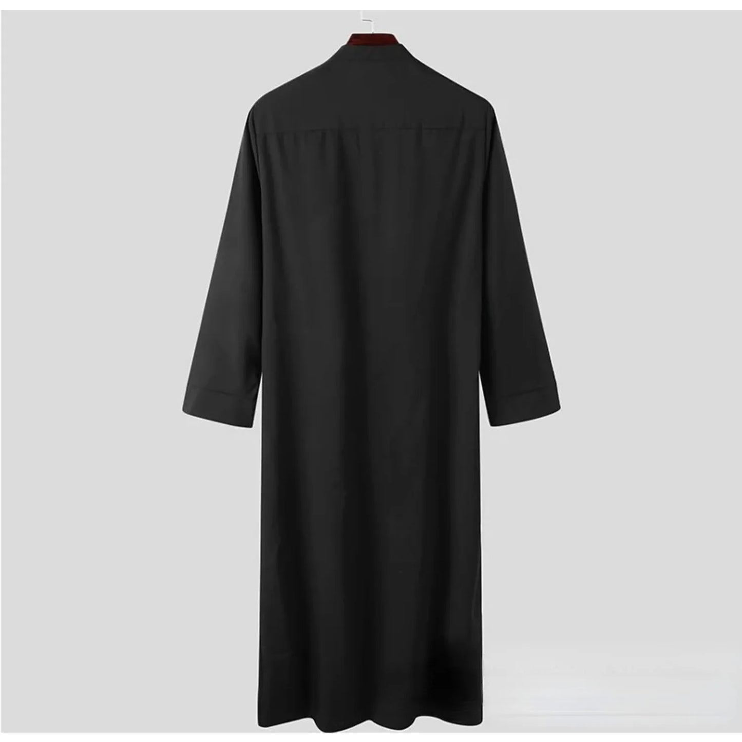 Cross Border Muslim Loose Standing Neck New Saudi Round Neck Hui Robe Arab Middle East Men Clothing Islamic Clothing