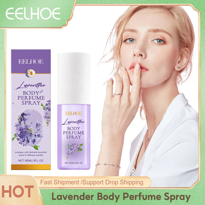 Lavender Body Perfume Spray Antiperspirant Deodorant Body Fragrance Women Perfume Fragrance Long Lasting Refreshing Beauty Care